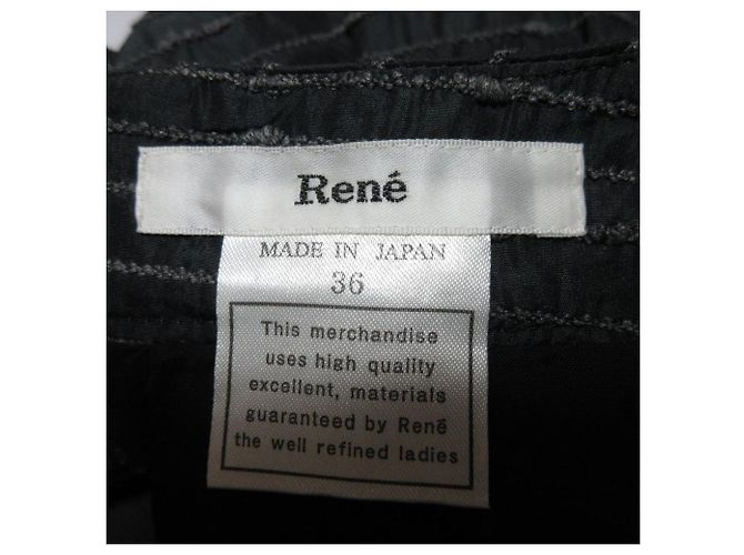 Autre Marque Falda Mini con Bordado Rene Negro - vista 5