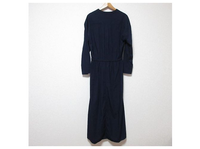 Autre Marque BARNYARDSTORM V-Ausschnitt Langkleid Blau Marineblau - Ansicht 2