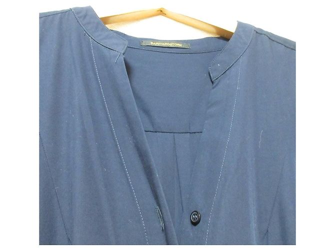 Autre Marque BARNYARDSTORM V-Ausschnitt Langkleid Blau Marineblau - Ansicht 3