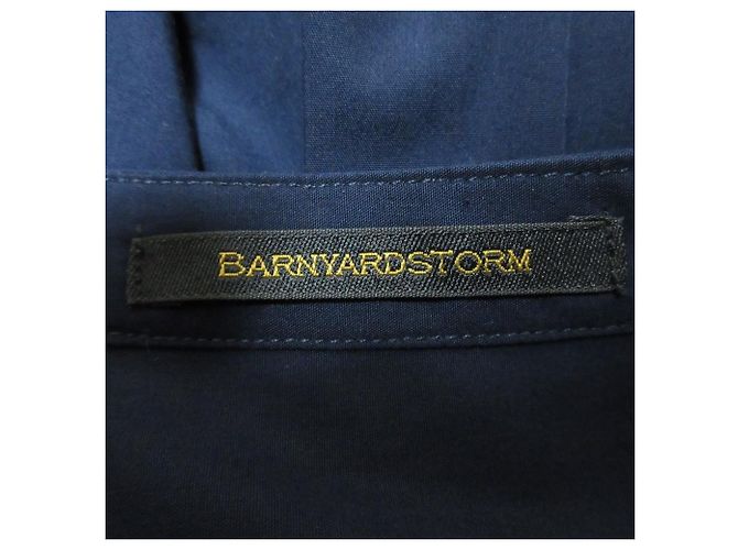 Autre Marque BARNYARDSTORM V-Ausschnitt Langkleid Blau Marineblau - Ansicht 9