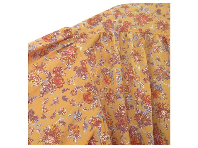 Autre Marque Blumenmusterkleid Green Label Relaxing Orange - Ansicht 4