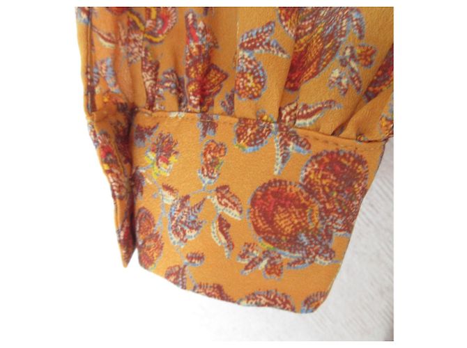 Autre Marque Blumenmusterkleid Green Label Relaxing Orange - Ansicht 5