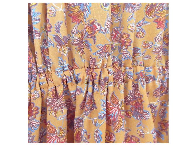 Autre Marque Blumenmusterkleid Green Label Relaxing Orange - Ansicht 6