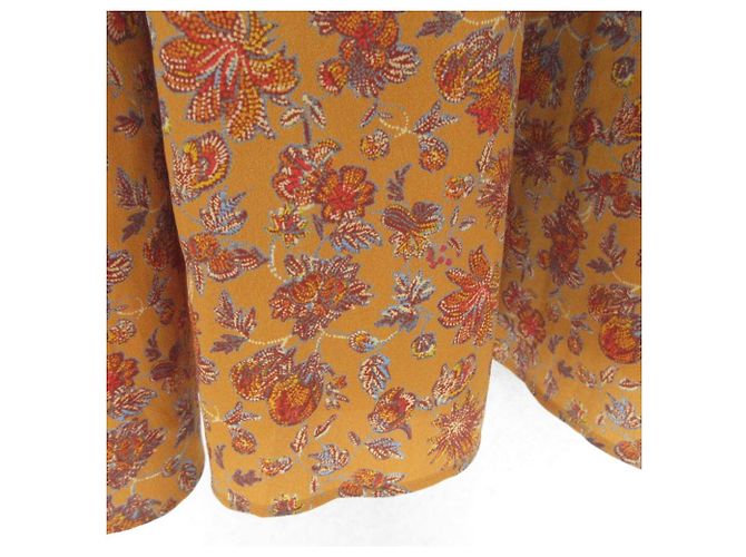 Autre Marque Blumenmusterkleid Green Label Relaxing Orange - Ansicht 7