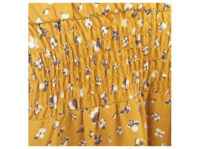 Autre Marque Blumenmusterkleid Green Label Relaxing Gelb - Ansicht 6