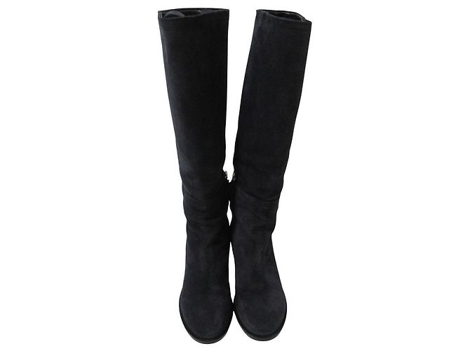 Botas de ante Max Mara Azul Azul marino - vista 5
