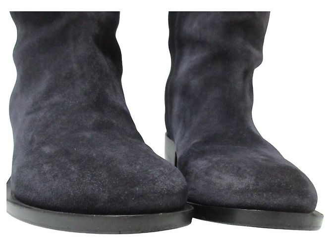 Botas de ante Max Mara Azul Azul marino - vista 6