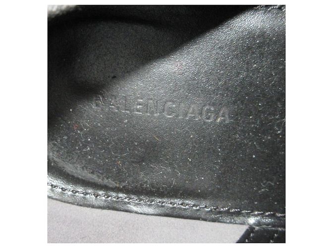 Everyday Botines cortos de cuero con tacón BB Balenciaga Negro - vista 7