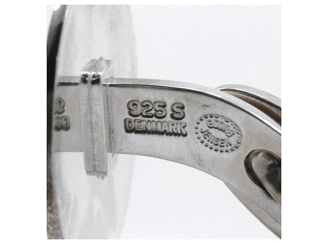 Autre Marque Gemelli in argento 925 Spiga di Grano Georg Jensen - vista 5