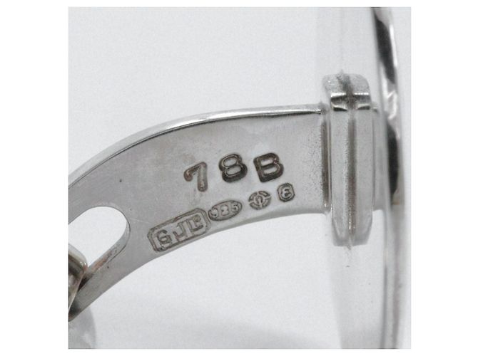 Autre Marque Gemelli in argento 925 Spiga di Grano Georg Jensen - vista 6