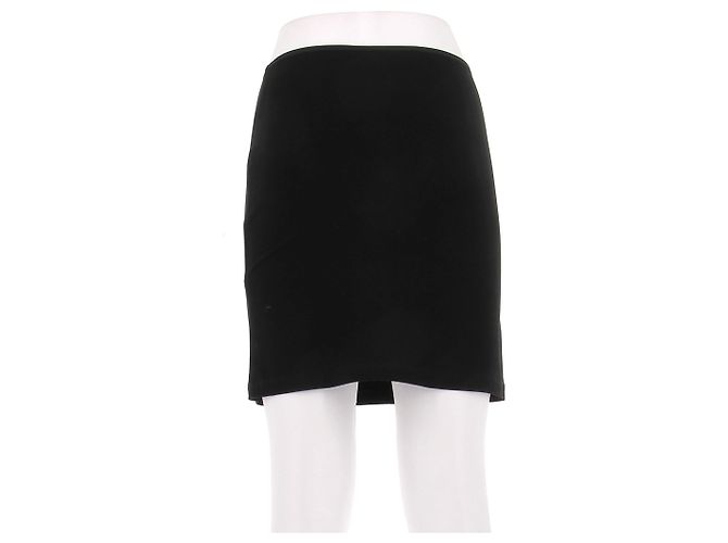 Minifalda negra Paco Rabanne de viscosa Negro - vista 2