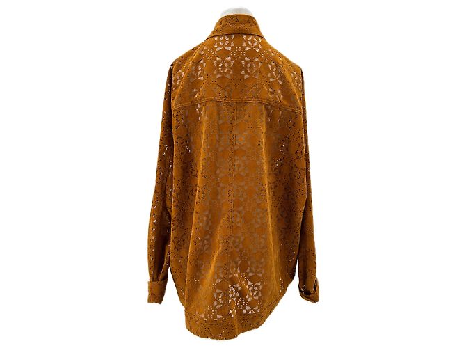 Autre Marque Sobrecamisa UNICO Beige de Algodón Talla S - vista 2