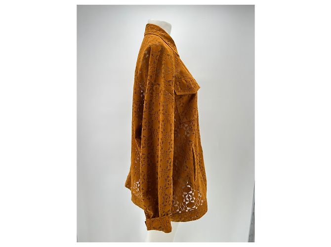 Autre Marque Sobrecamisa UNICO Beige de Algodón Talla S - vista 3