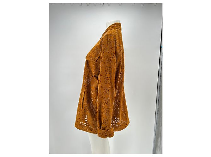 Autre Marque Sobrecamisa UNICO Beige de Algodón Talla S - vista 4
