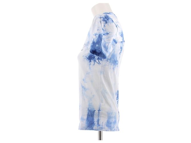 Paco Rabanne Camiseta tie & dye azul - vista 4
