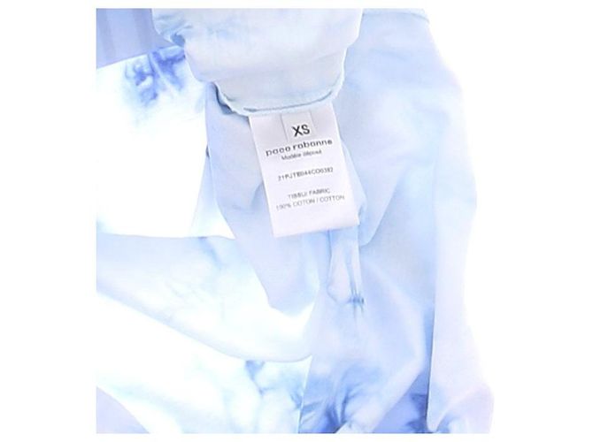 Paco Rabanne Camiseta tie & dye azul - vista 5