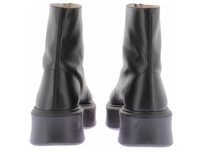 Botines de cuero negro The Row - vista 5