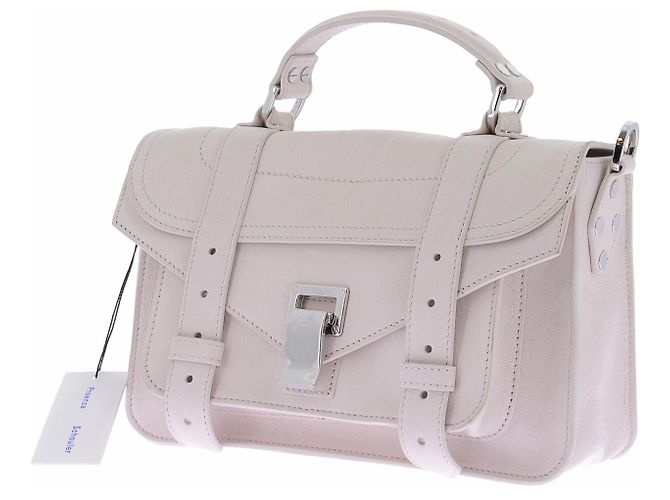 Proenza Schouler Borsa crema in pelle Beige - vista 5