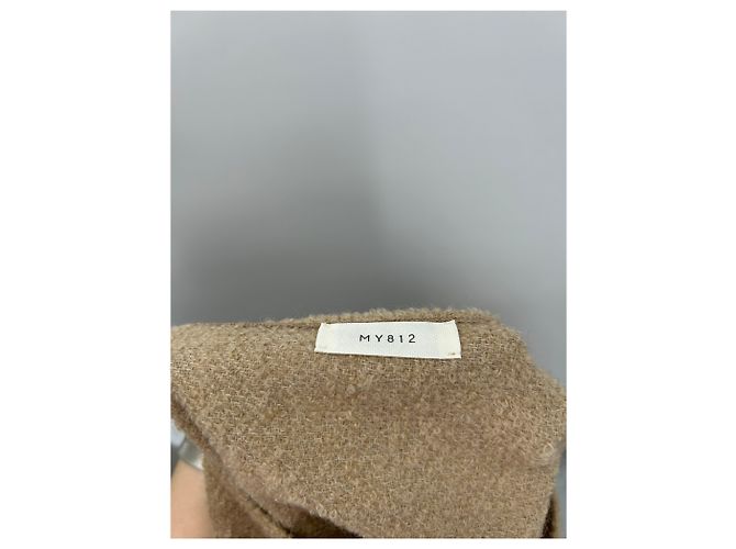 Autre Marque Poncho de lã bege - vista 5