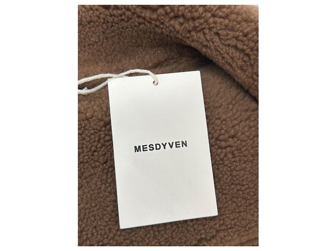 Autre Marque Giacca Bomber MESDYVEN in pelle nera Nero - vista 5