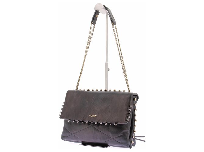 Borsa a mano Lanvin in pelle nera Nero - vista 2
