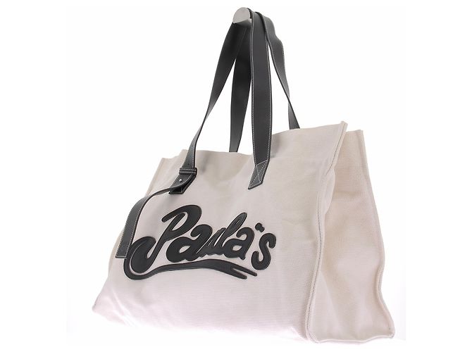 Loewe Stofftasche Canvas Weiß - Ansicht 3