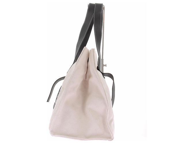 Loewe Stofftasche Canvas Weiß - Ansicht 7