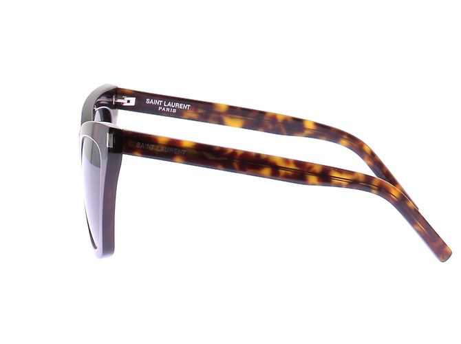 Gafas de sol Saint Laurent Marrones Efecto Escamado Castaño - vista 2