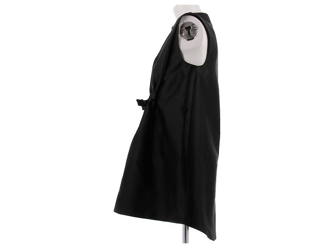 Autre Marque Vestido negro sin mangas - vista 4