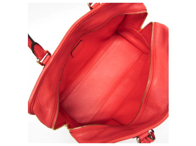 Borsa Loewe Amazona in pelle 36 Rosso - vista 3