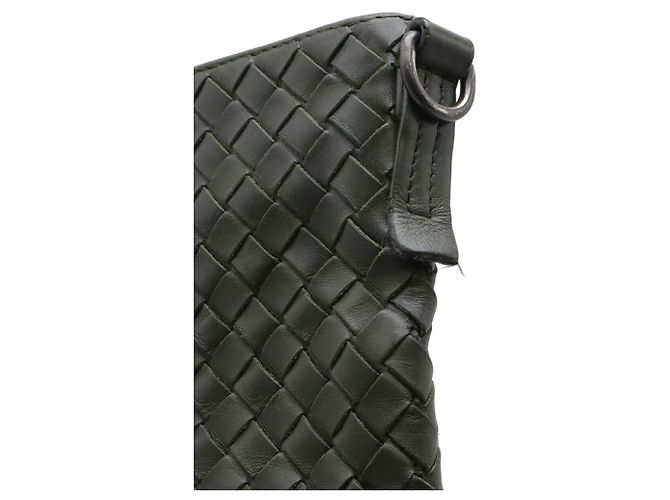 Borsa a Spalla Intrecciato Bottega Veneta Cachi - vista 7