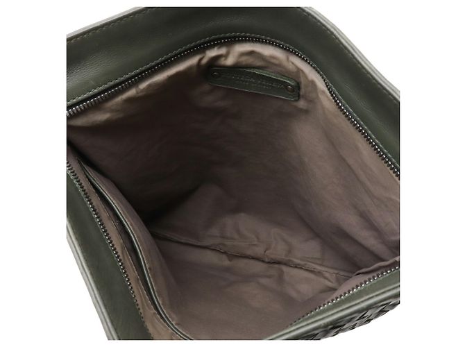 Borsa a Spalla Intrecciato Bottega Veneta Cachi - vista 8