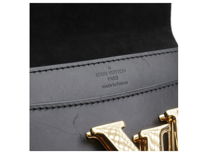 Borsa a spalla Pochette Louise MM con catena Louis Vuitton Nero - vista 9