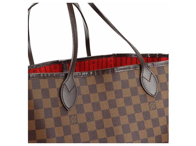 Borsa Tote Louis Vuitton Damier Neverfull GM Fuschia Damier ebene - vista 9