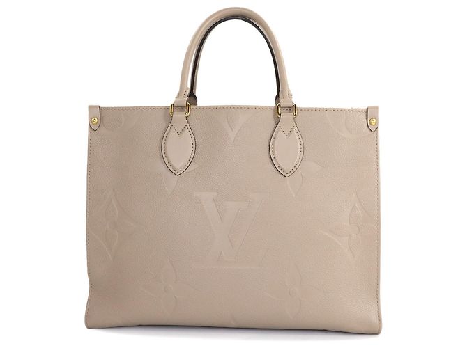 Onthego Borsa tote Monogram Empreinte Louis Vuitton Grigio - vista 2