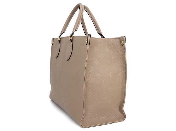 Onthego Borsa tote Monogram Empreinte Louis Vuitton Grigio - vista 3