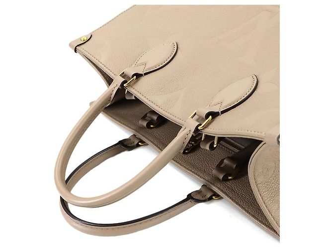 Onthego Borsa tote Monogram Empreinte Louis Vuitton Grigio - vista 5