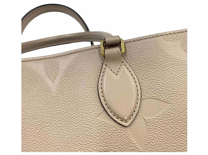 Onthego Borsa tote Monogram Empreinte Louis Vuitton Grigio - vista 8