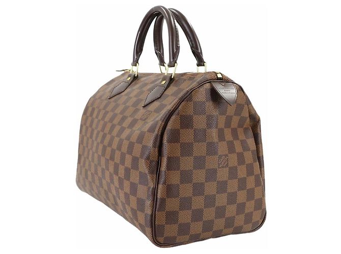 Bolsa Louis Vuitton Damier Speedy 30 Marrom Damier ebene - vista 3