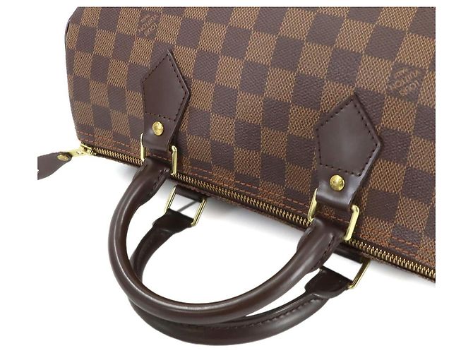 Bolsa Louis Vuitton Damier Speedy 30 Marrom Damier ebene - vista 5