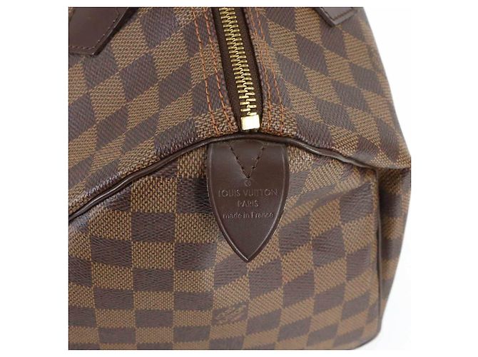 Bolsa Louis Vuitton Damier Speedy 30 Marrom Damier ebene - vista 7