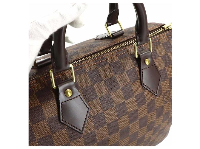 Bolsa Louis Vuitton Damier Speedy 30 Marrom Damier ebene - vista 8
