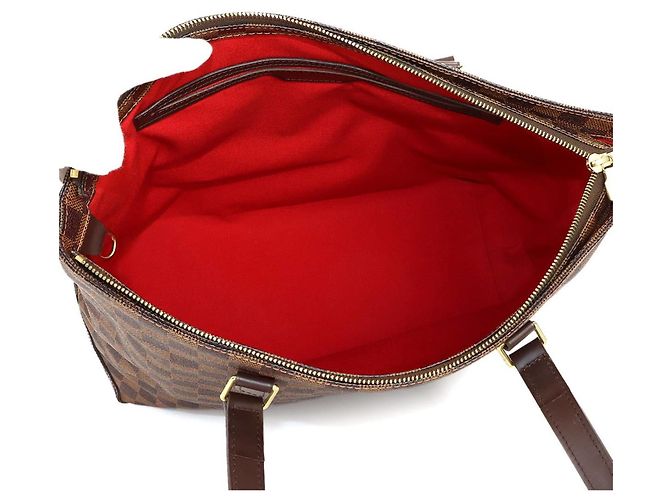 Louis Vuitton Damier Cabas Mezzo Tote-Handtasche Braun Damier ebene - Ansicht 6