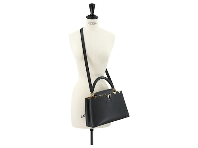 Borsa Capucines PM Louis Vuitton Nero - vista 10
