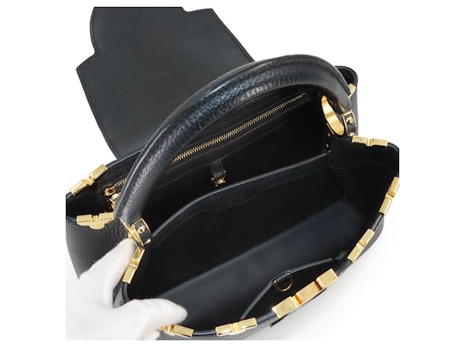 Borsa Capucines PM Louis Vuitton Nero - vista 6