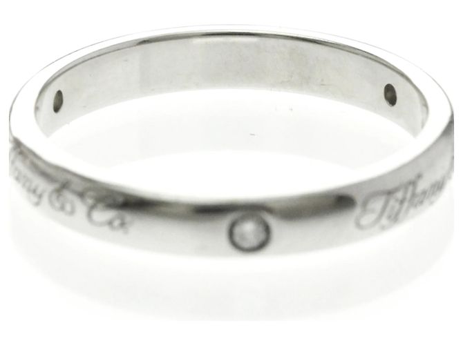 Anello nuziale in platino Tiffany & Co. Notes con diamanti Argento - vista 6