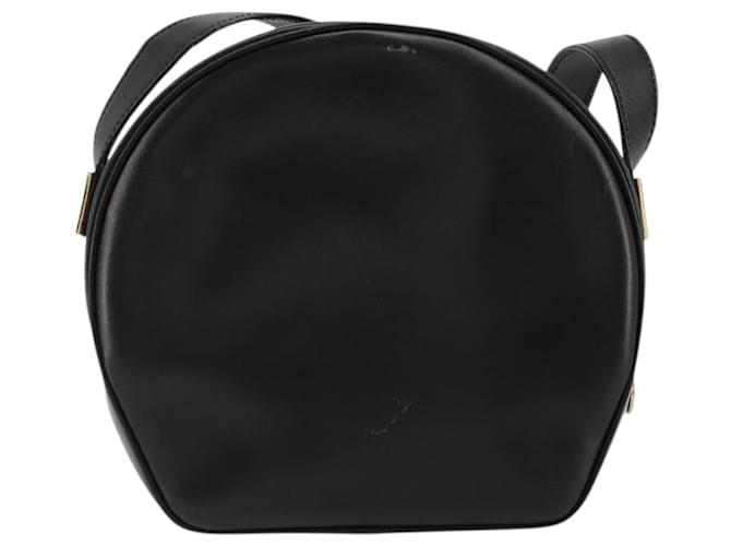 Céline Celine Circle Logo Leather Nero - vista 2