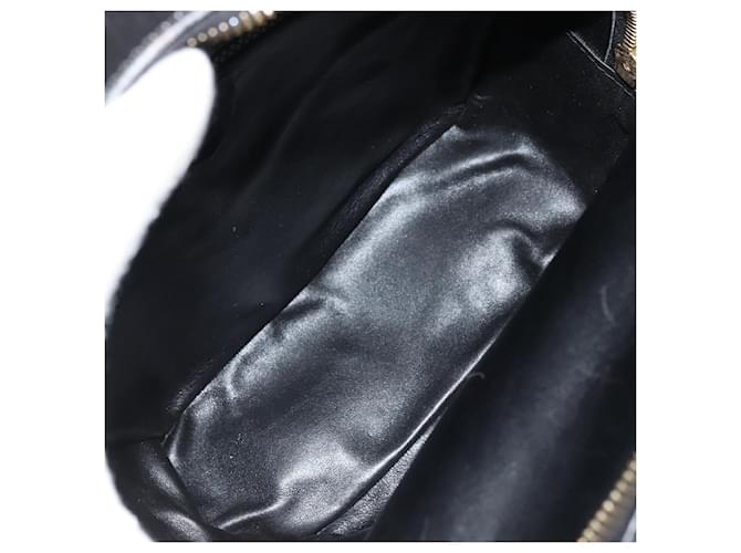 Céline Celine Circle Logo Leather Nero - vista 5