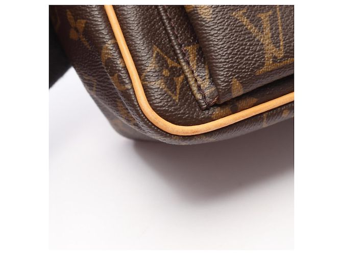 Borsa a Spalla Louis Vuitton Vivacite PM Marrone Monogramma - vista 6