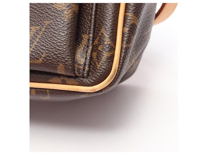 Borsa a Spalla Louis Vuitton Vivacite PM Marrone Monogramma - vista 7